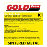 GOLDfren Brake Pads GF309 - K1