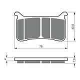 GOLDfren Brake Pads GF386 - S33