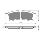 GOLDfren Brake Pads Off-Road Racing GF412 - K5