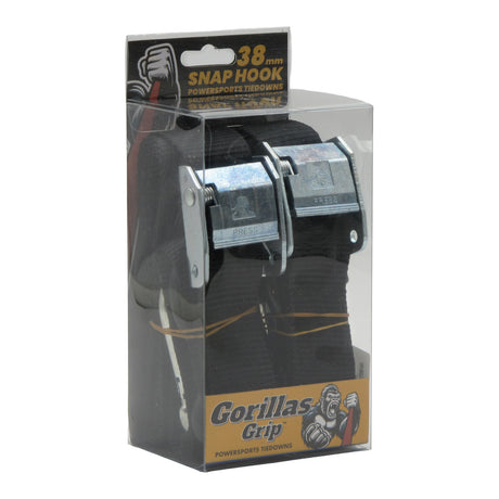 Gorillas Grip Tie Down 38mm S-Hook - Black / Black Loop