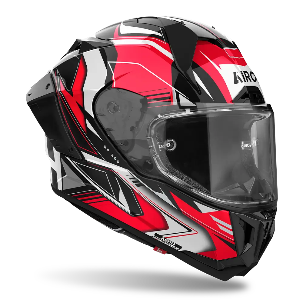Airoh GP800 'Must' Helmet - Red Gloss