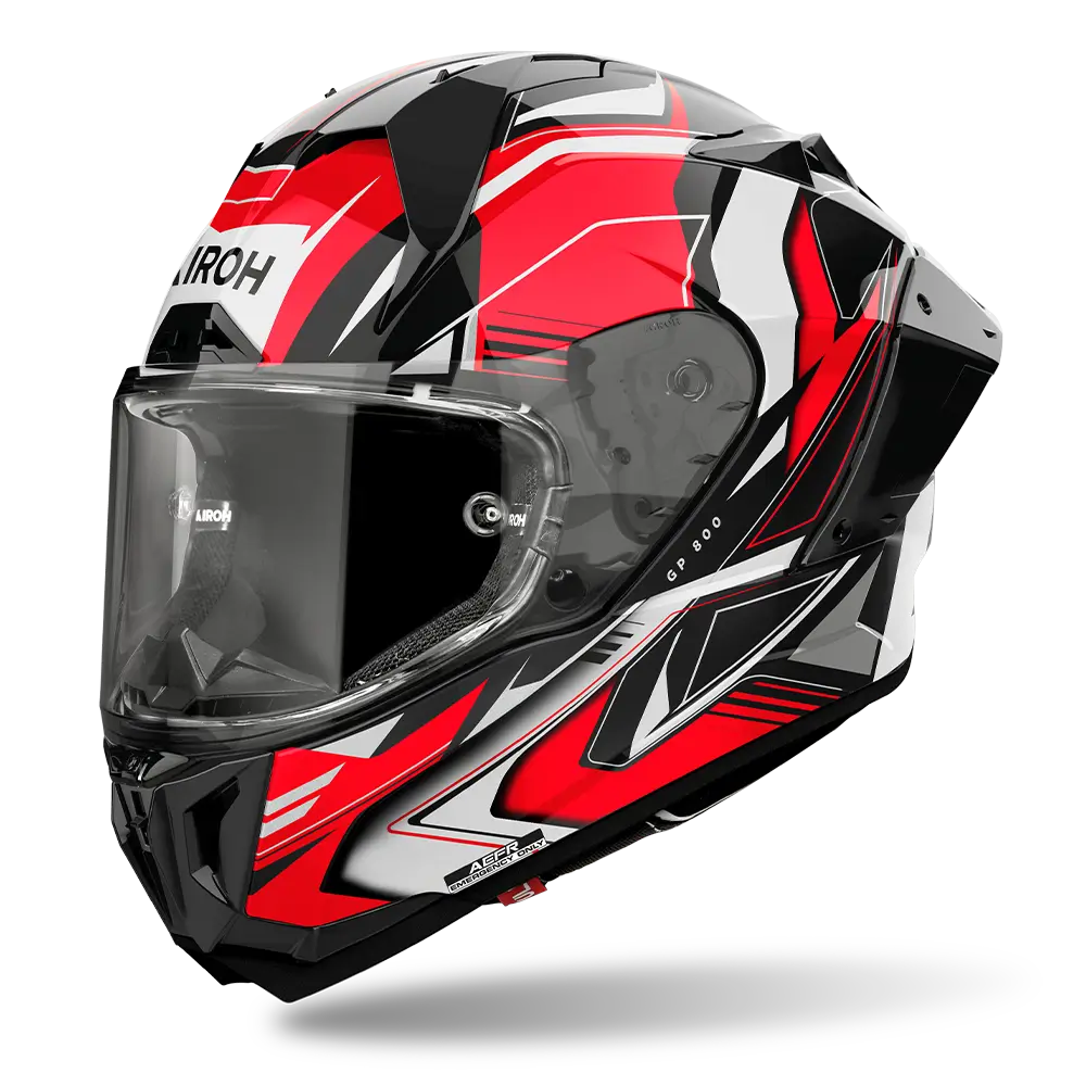 Airoh GP800 'Must' Helmet - Red Gloss