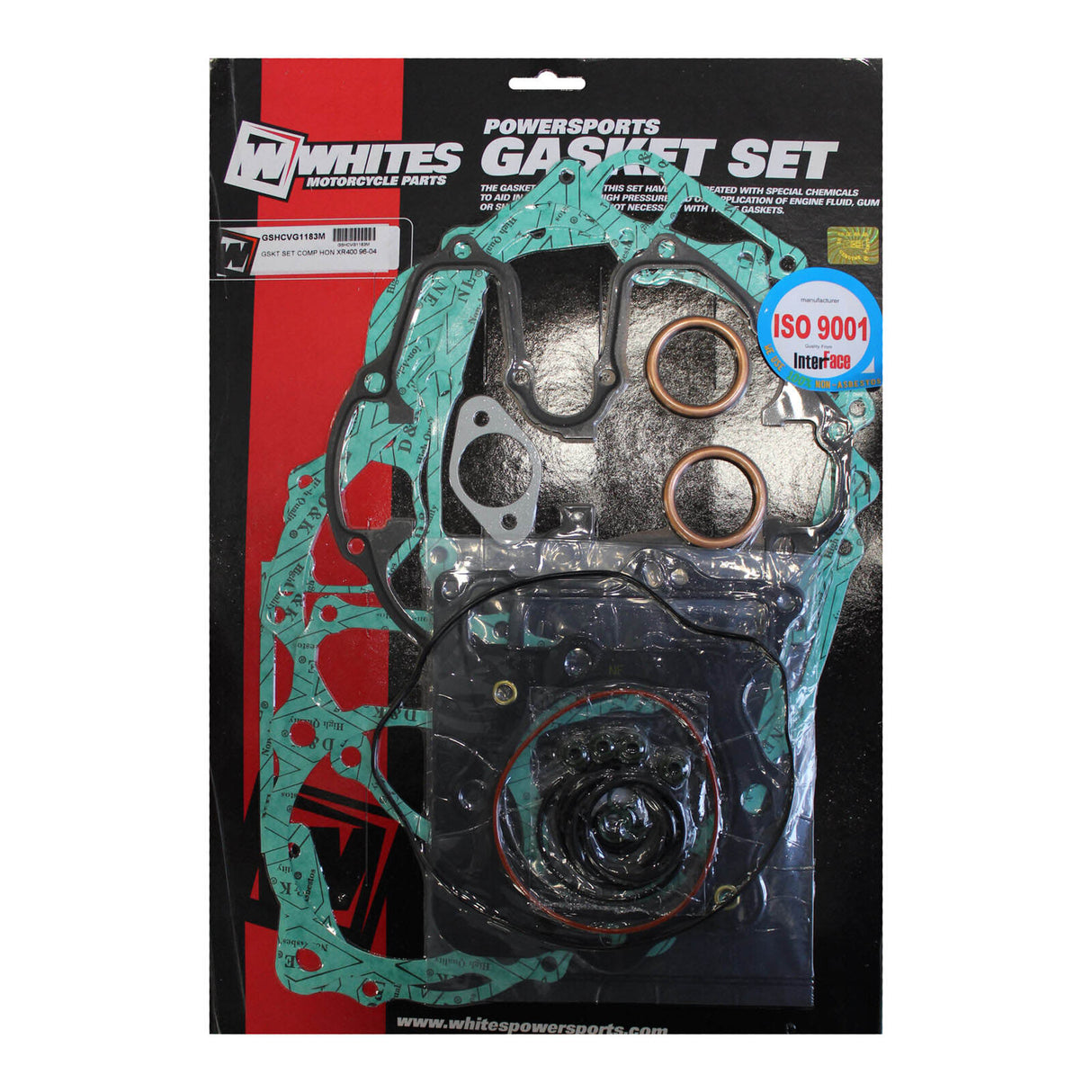Whites Complete Gasket Set Honda XR400 '96-'04