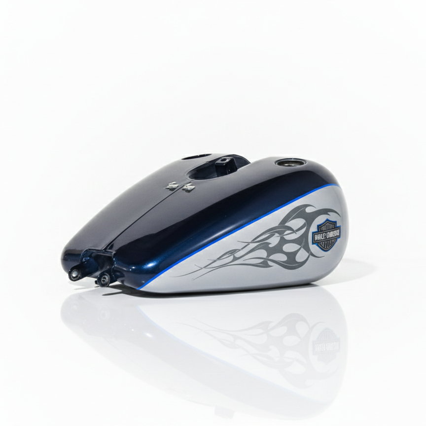 Harley-Davidson Dyna Wide Glide Fuel Tank - Luxury Blue/Diamond Ice