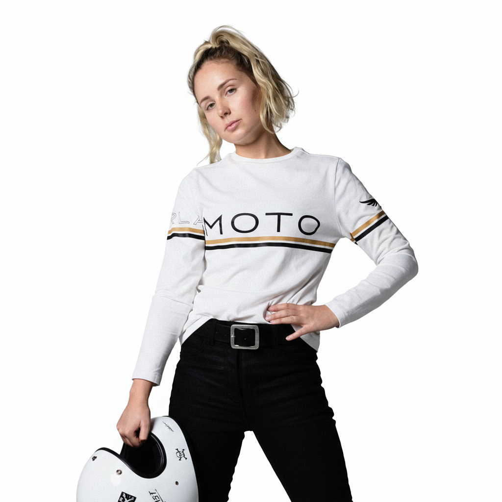 Merla Moto Logo Long Sleeve T-Shirt