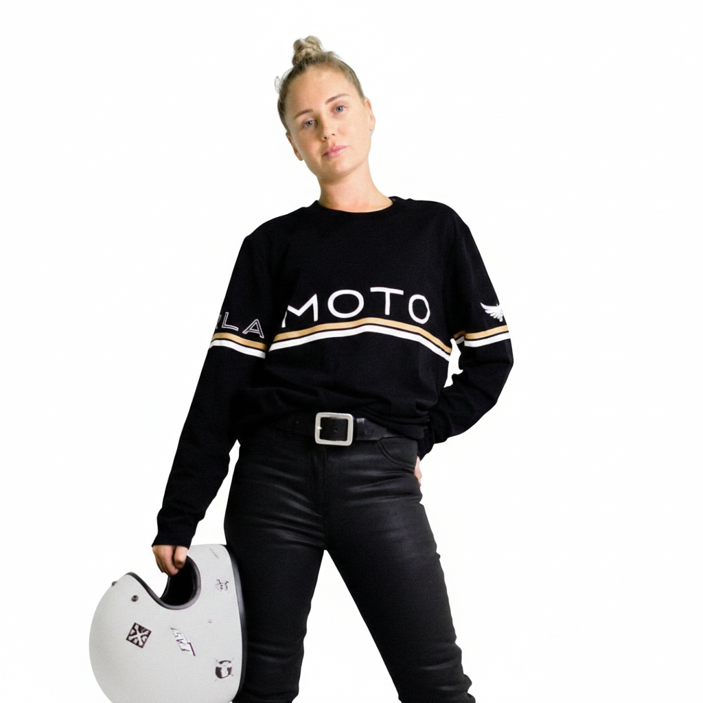 Merla Moto Logo Long Sleeve T-Shirt