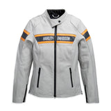 Harley-Davidson Women's Sidari Striped Vented Leather Jacket