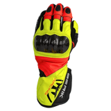 Berik Men's SP1 Carbon Gloves - Black/Hi-Vis-Red