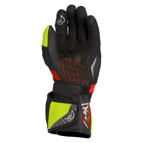 Berik Men's SP1 Carbon Gloves - Black/Hi-Vis-Red