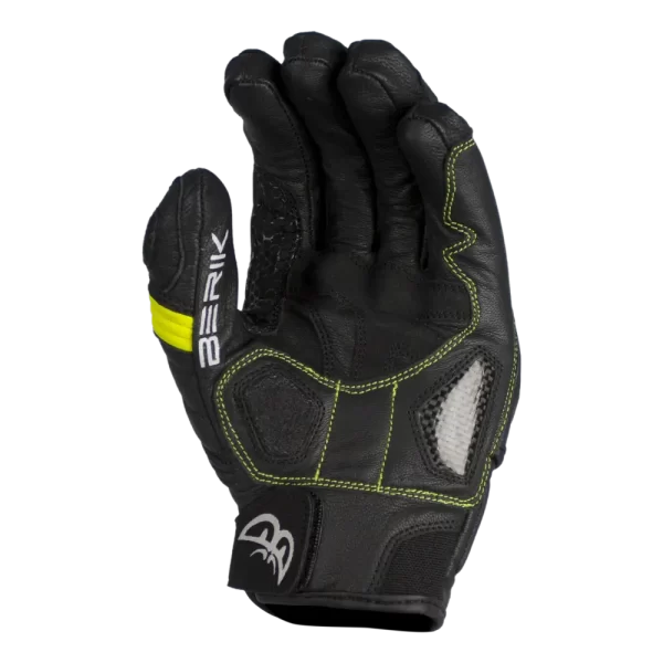 Berik Men's SP2 Carbon Gloves - Black/Hi-Vis