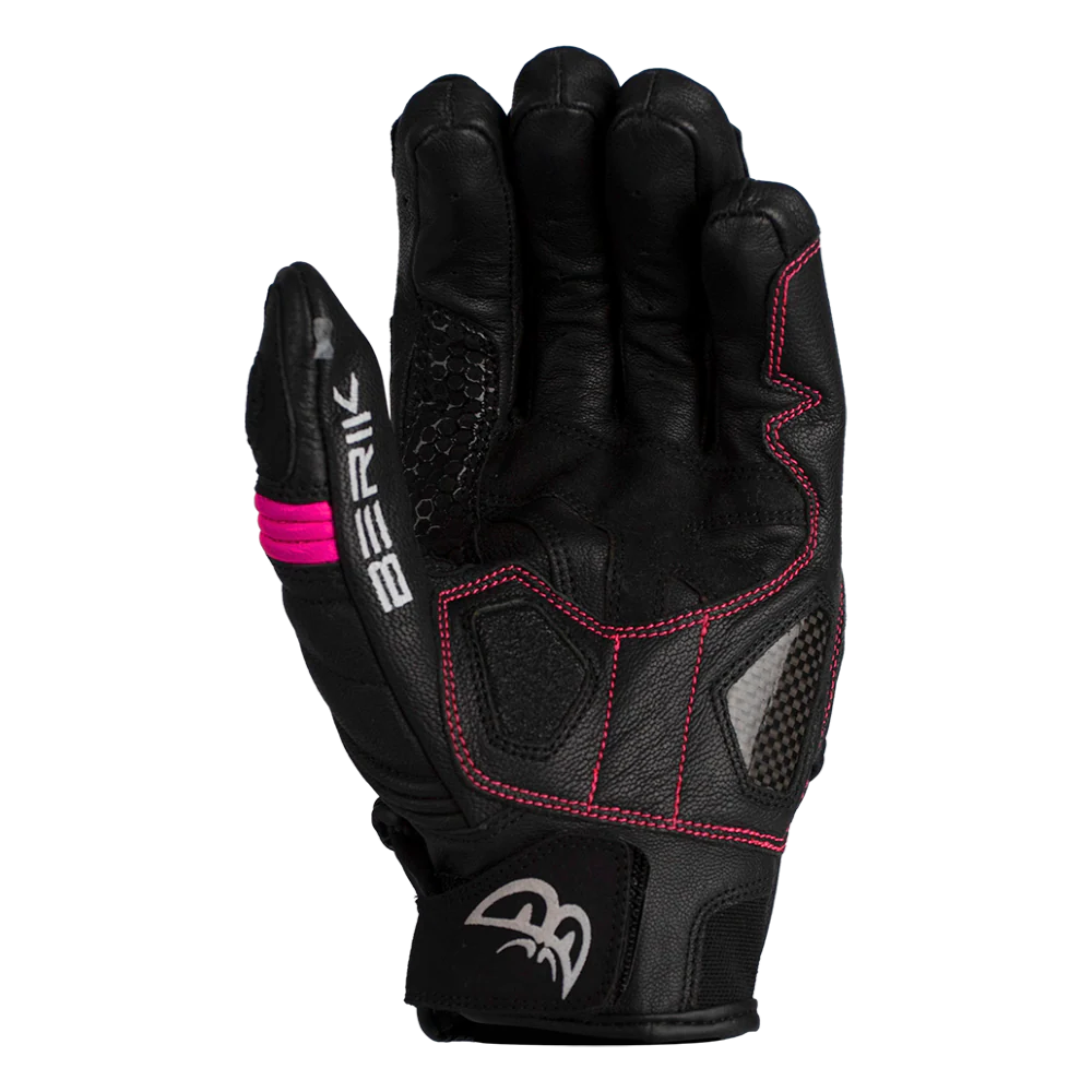 Berik Women's SP2 Carbon Gloves - Black/Pink