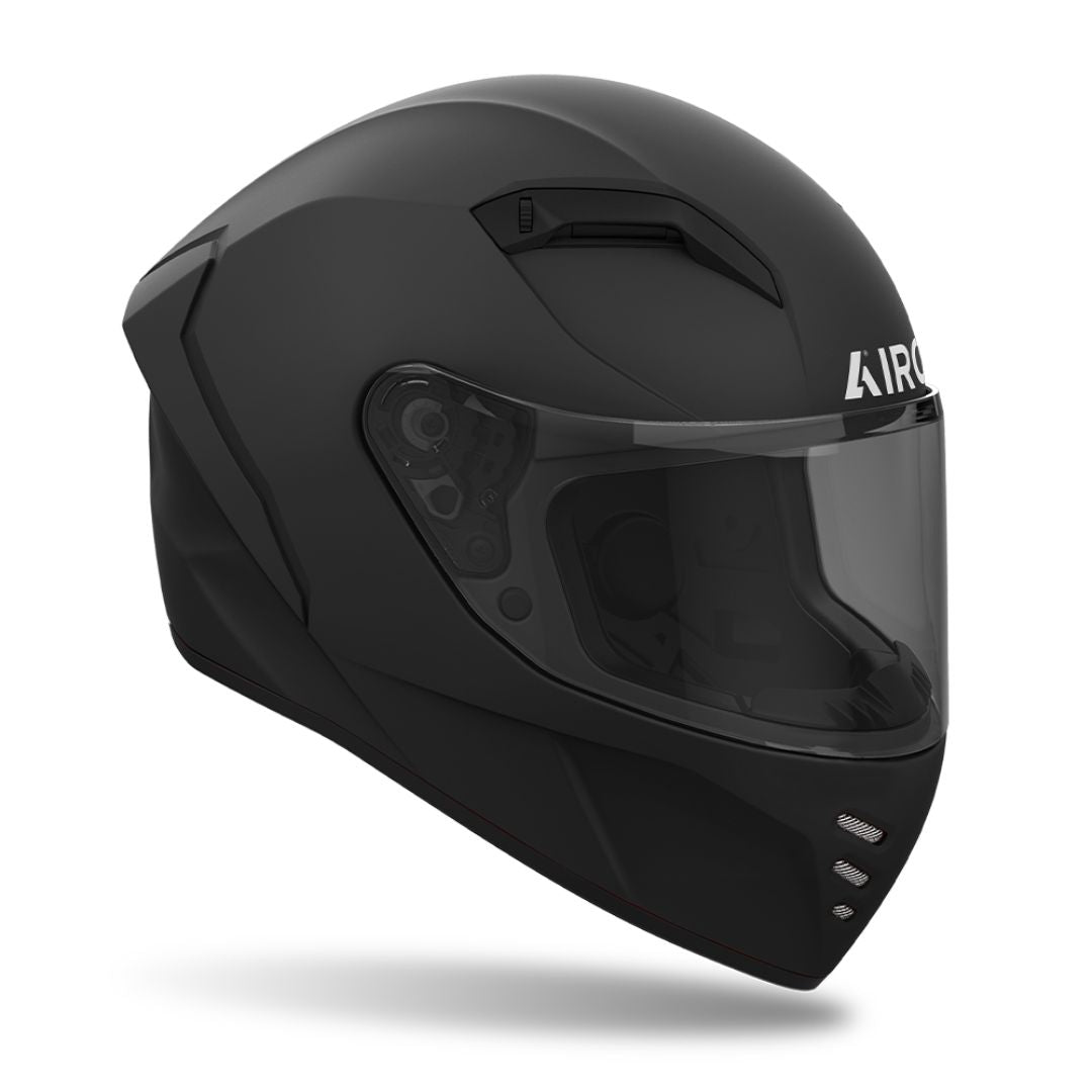 airoh helmet black Airoh Connor Matt Black Helmet – V-Twins Motorcycles