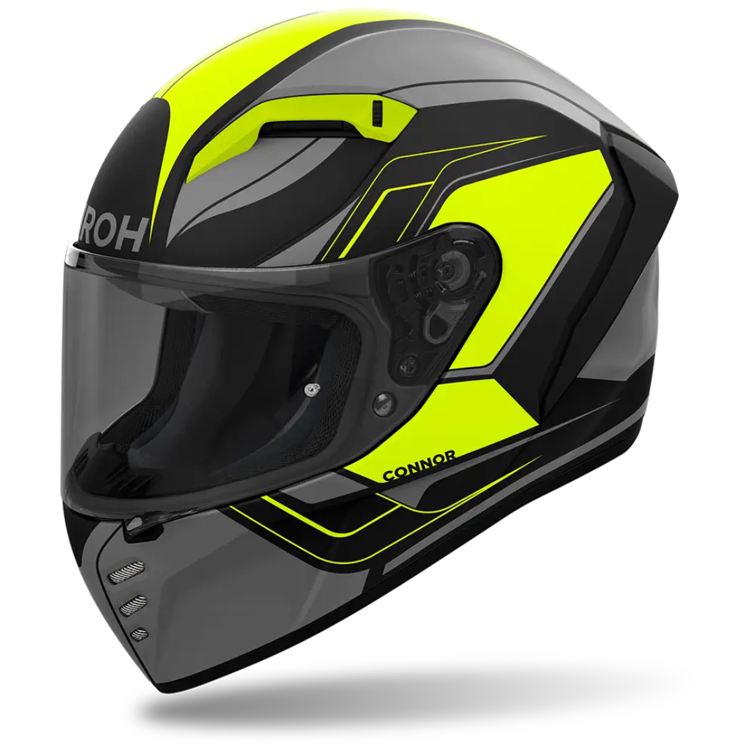 Airoh Connor Helmet - Dunk Yellow Matt