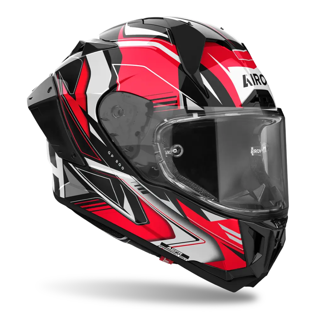 Airoh GP800 'Must' Helmet - Red Gloss