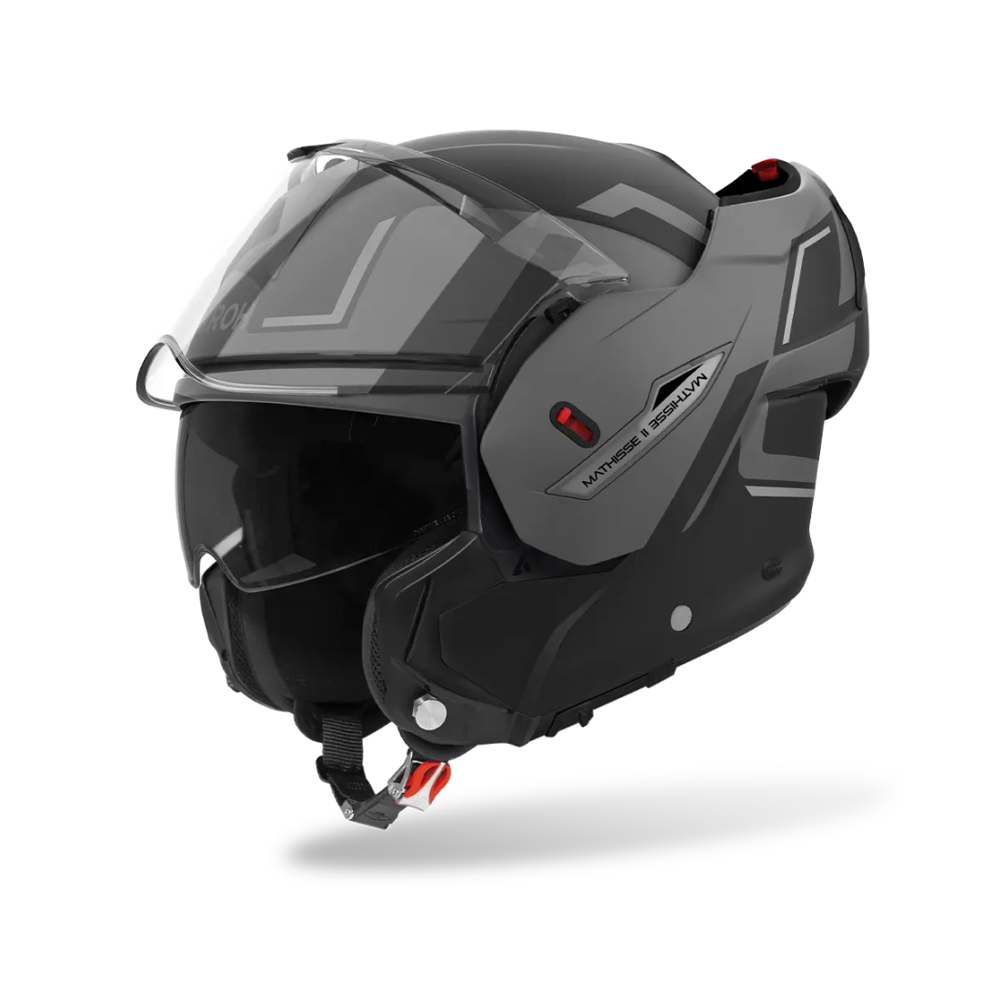 Airoh Mathisse 2 (Flip) Helmet -  Genius Grey Matt
