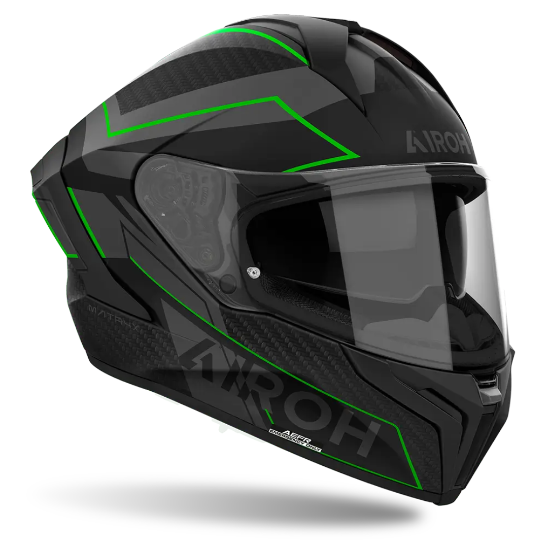 Airoh Matryx Helmet - Sentinel Green Matt