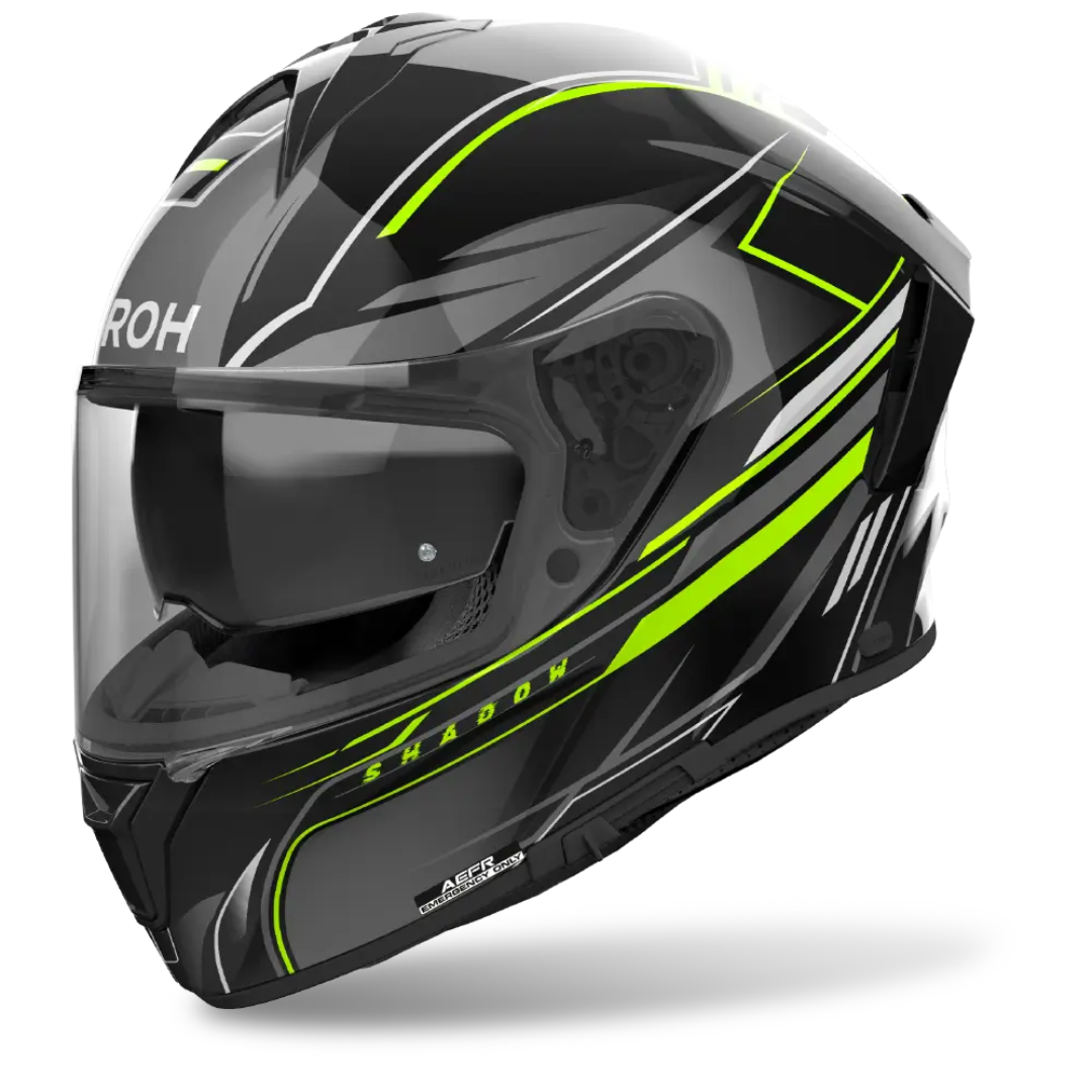 Airoh Spark 2 Shadow Helmet - Yellow Gloss