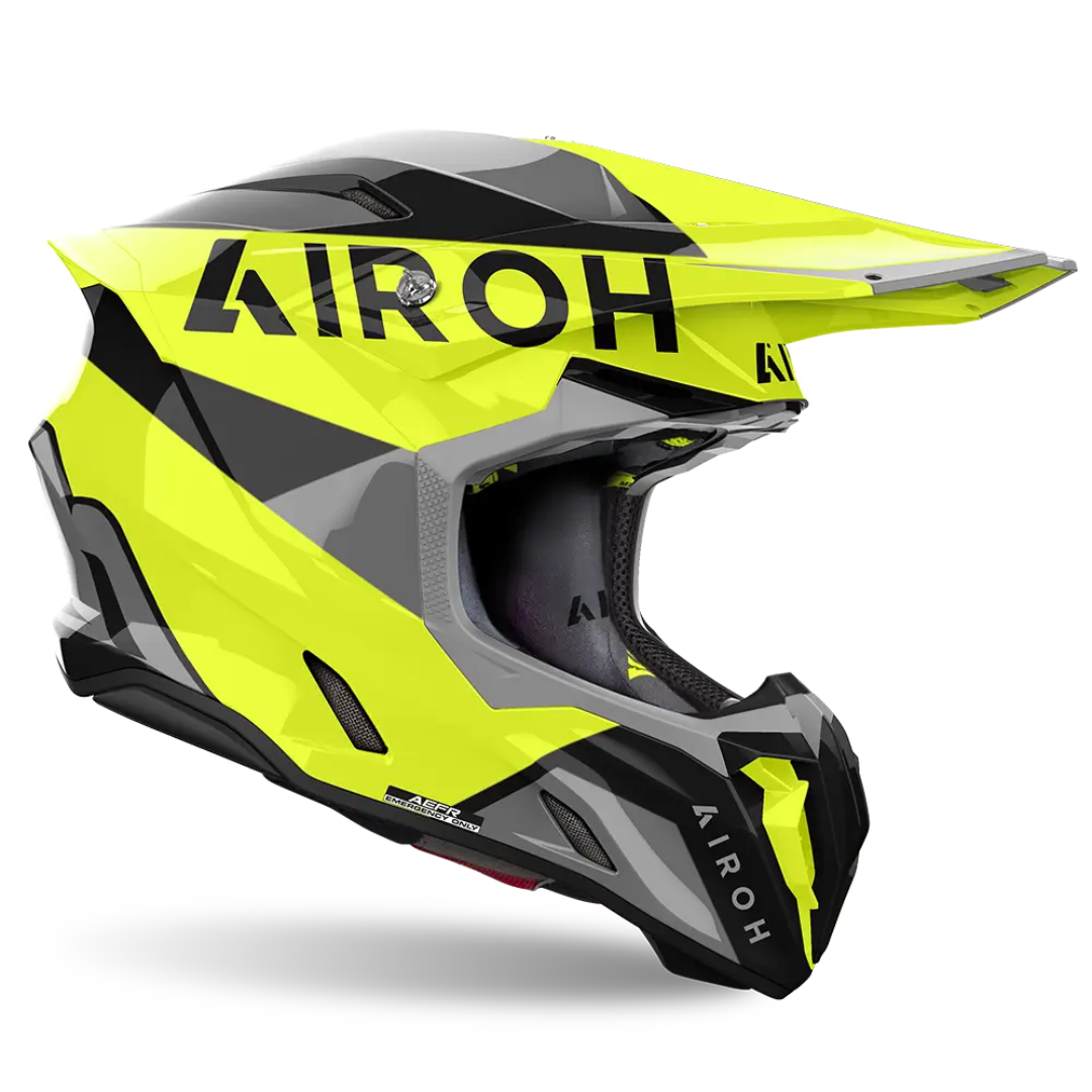 Airoh Twist 3 'King' Helmet - Yellow Gloss