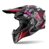 Airoh Wraaap Cyber Helmet - Red Matt