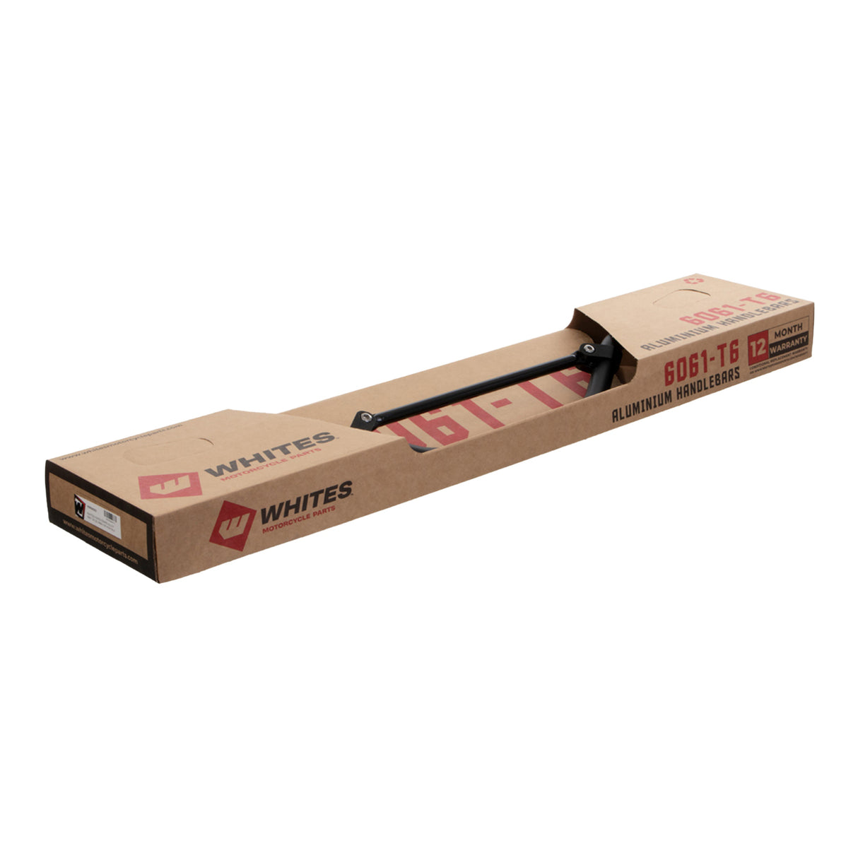 Whites Handlebar 7/8 (22.2mm) AL6061 Black CR High
