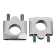 Whites Handlebar Mount 1-1/8 Taper Adaptor Silver