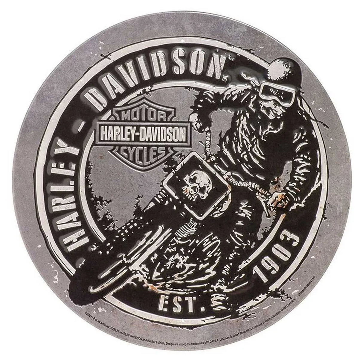 Harley-Davidson Dirt Track Racer Tin Sign