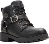 Harley-Davidson Womens' Kelley Harness Ride Waterproof Boots - Black