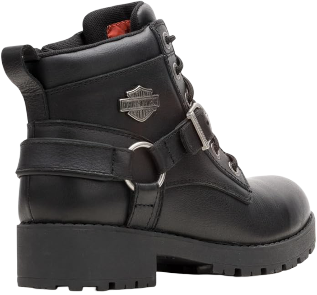 Harley-Davidson Womens' Kelley Harness Ride Waterproof Boots - Black