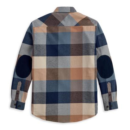 Harley-Davidson Men’s Woven Warm Multi-Plaid Shirt
