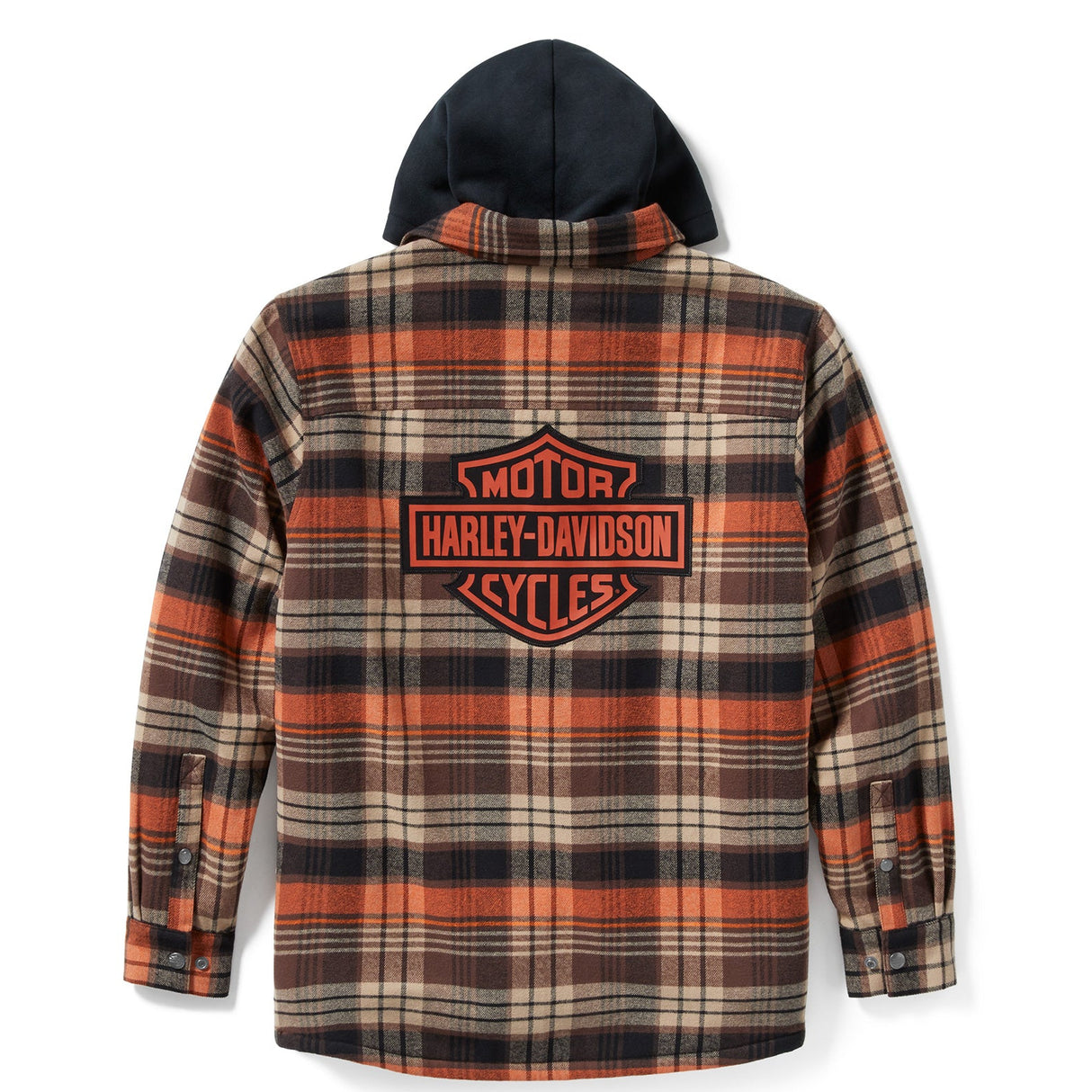 Plaid jacket with Harley-Davidson logo on a white background