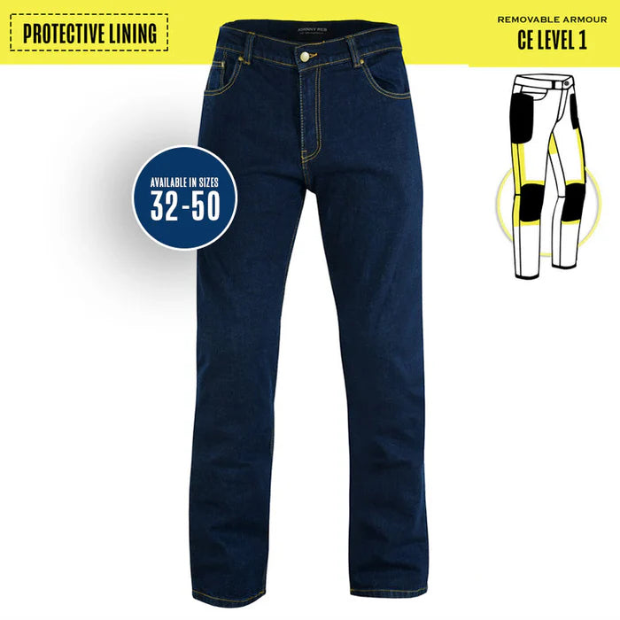 Johnny Reb Men's Hume Protective Jeans - Blue