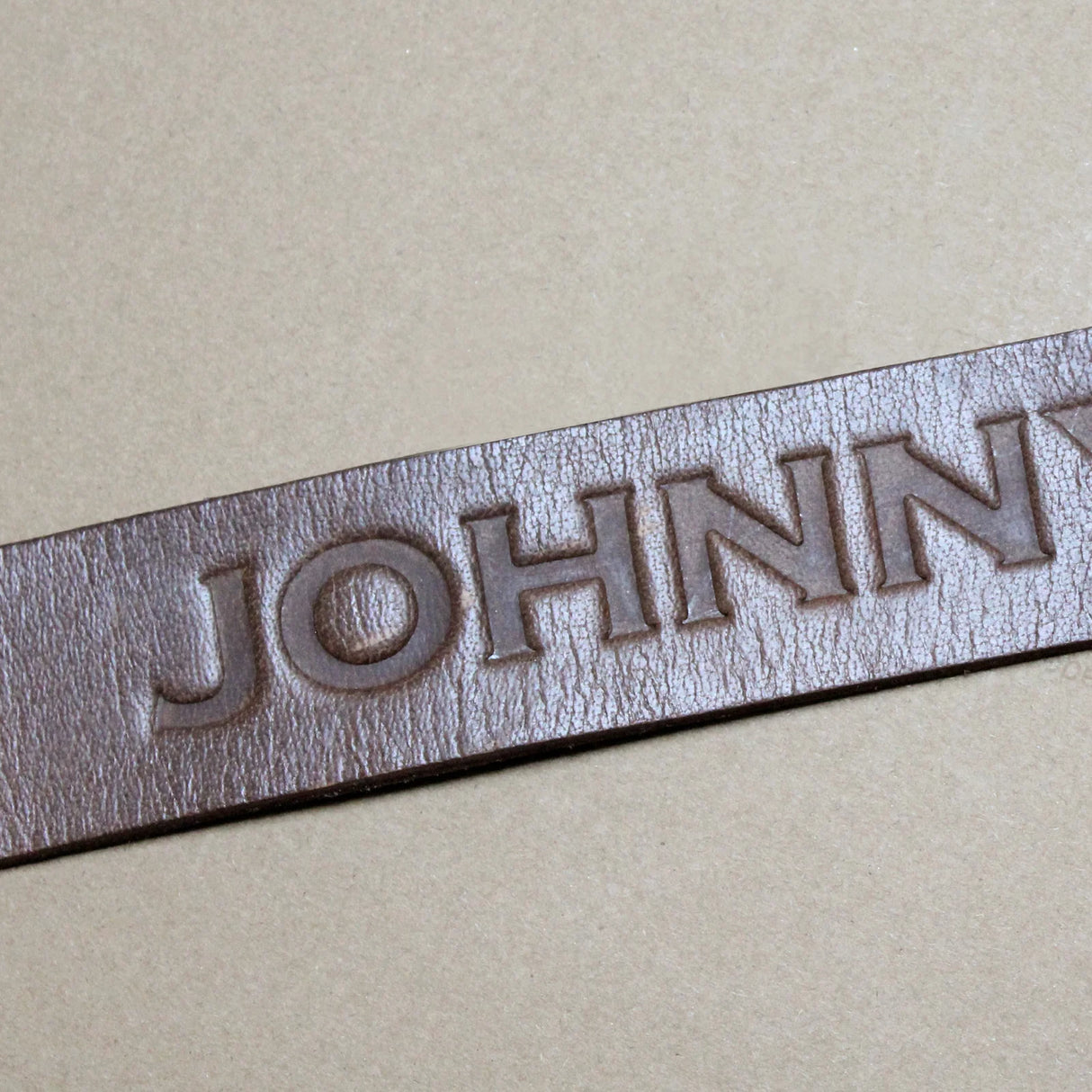 Johnny Reb Classic Leather Belt - Brown