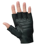 Johnny Reb Sandover Perforated Fingerless Gloves - Black