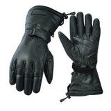 Johnny Reb Otway Leather Winter Waterproof Gloves - Black
