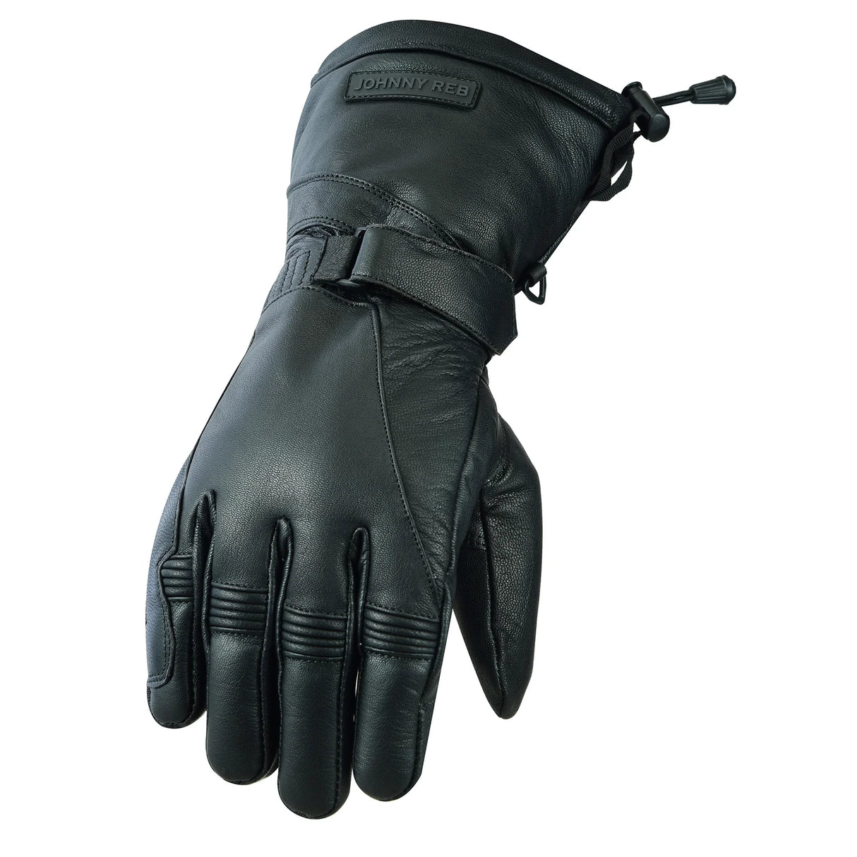 Johnny Reb Otway Leather Winter Waterproof Gloves - Black