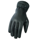 Johnny Reb Epping Leather Perforated Gloves - Black