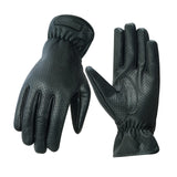 Johnny Reb Epping Leather Perforated Gloves - Black