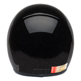Johnny Reb Burke Open Face Helmet - Black Glitter/Black Lining