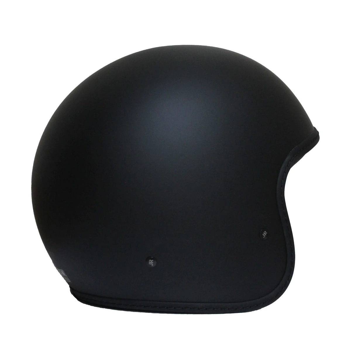 Johnny Reb O'Hara Open Face Helmet - Matte Black/Black Lining