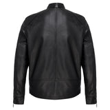 Johnny Reb Men's Buckets Way Leather Jacket - Black