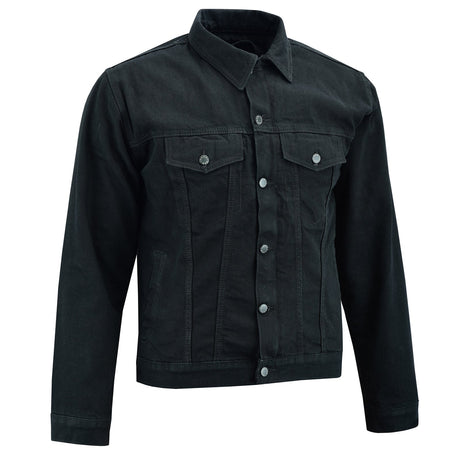 Johnny Reb Men's Glenbrook Denim Protective Jacket - Black