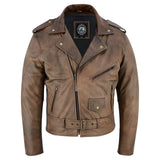 Johnny Reb Men's Kings Canyon Leather Jacket - Brown