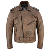 Johnny Reb Men's Kings Canyon Leather Jacket - Brown