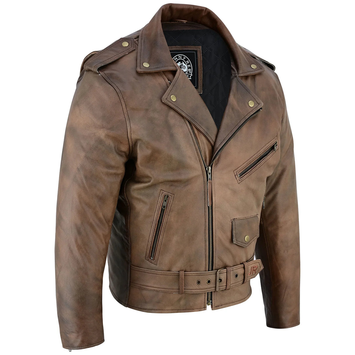Johnny Reb Men's Kings Canyon Leather Jacket - Brown