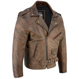 Johnny Reb Men's Kings Canyon Leather Jacket - Brown