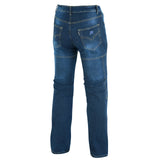 Johnny Reb Men's Biker Protective Jeans - Blue