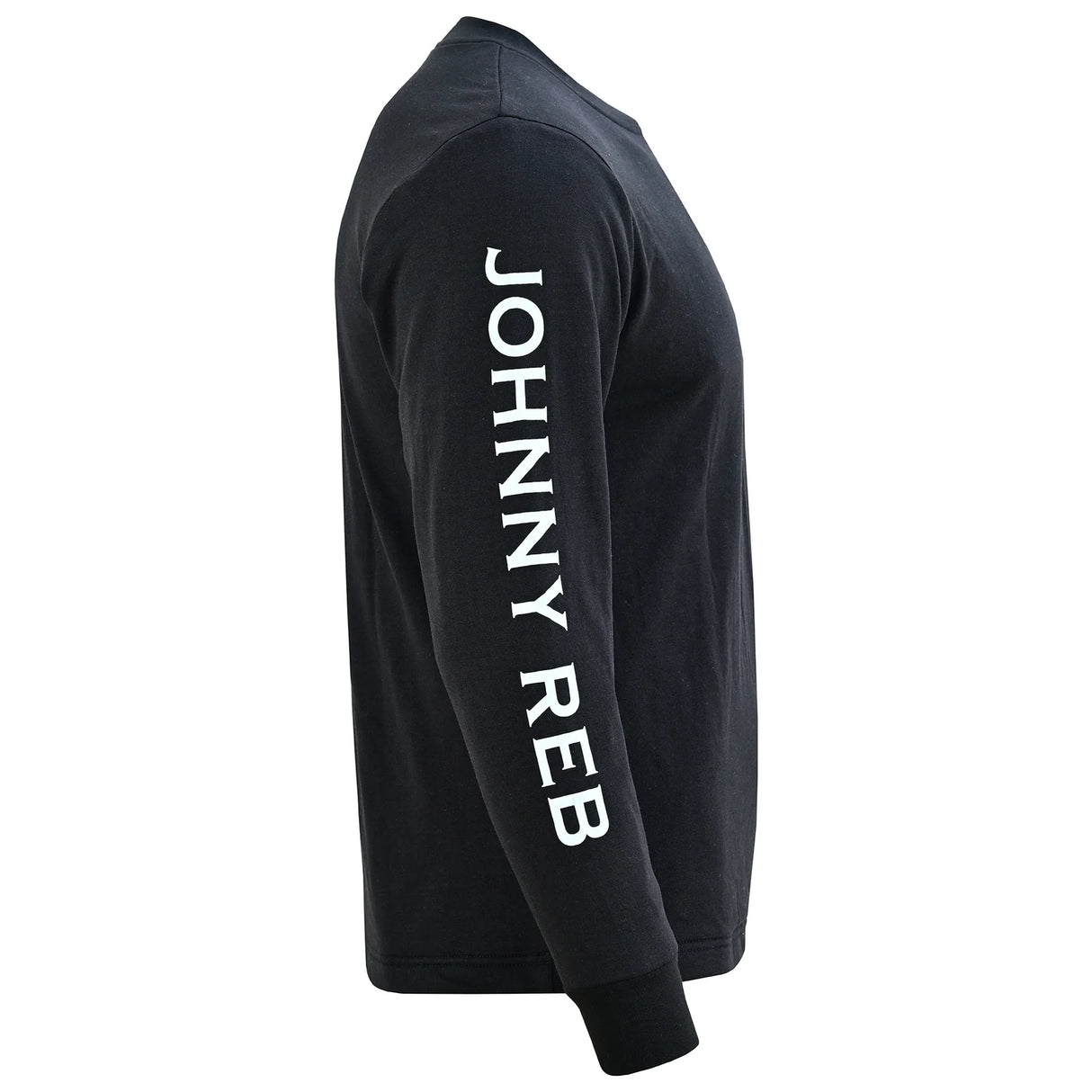 Johnny Reb Men's 'Johnny Reb' Protective Long Sleeve T-Shirt - Black/White