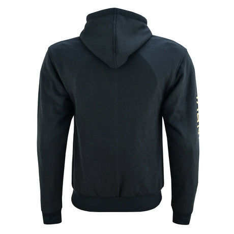 Johnny Reb Men's 1984 Zip Through Hoodie - Black/Gold