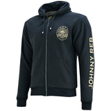 Johnny Reb Men's 1984 Zip Through Hoodie - Black/Gold