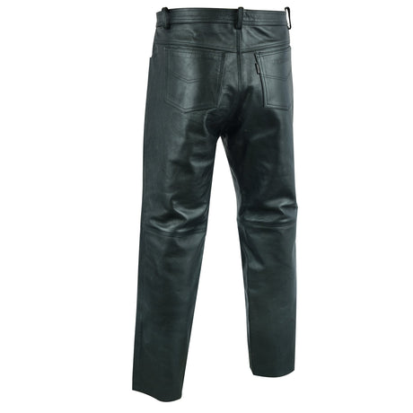 Johnny Reb Men's Oxley Leather Pants - Black